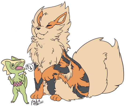 Kecleon and Arcanine